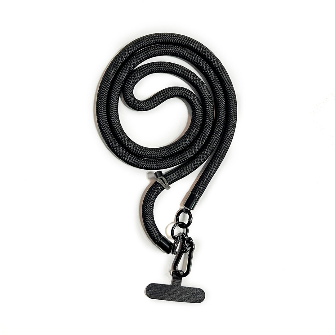 Crossbody Rope Phone Strap - Black