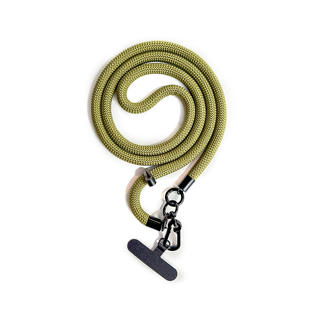 Crossbody Rope Phone Strap - Green