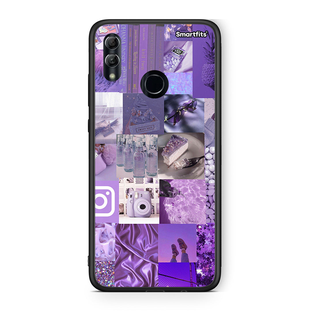 Purple Aesthetic Collage - Honor 10 Lite θήκη