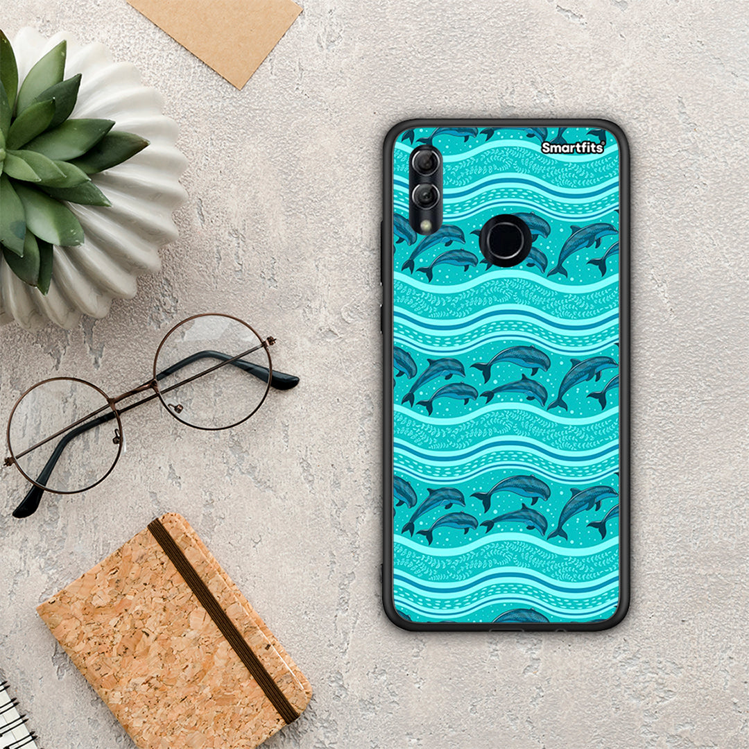 Swimming Dolphins - Honor 10 Lite case