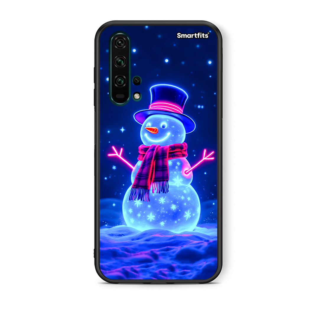 Christmas Neon Snowman - Honor 20 Pro θήκη