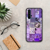 Thumbnail for Purple Aesthetic Collage - Honor 20 Pro θήκη