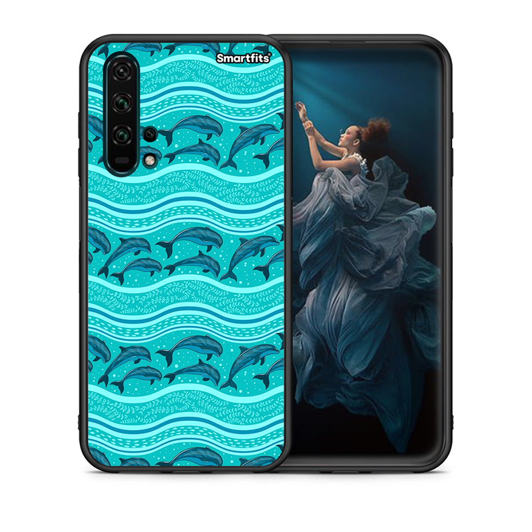 Swimming Dolphins - Honor 20 Pro case