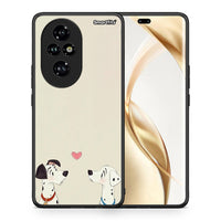 Thumbnail for Θήκη Honor 200 Pro 5G Dalmatians Love από τη Smartfits με σχέδιο στο πίσω μέρος και μαύρο περίβλημα | Honor 200 Pro 5G Dalmatians Love case with colorful back and black bezels