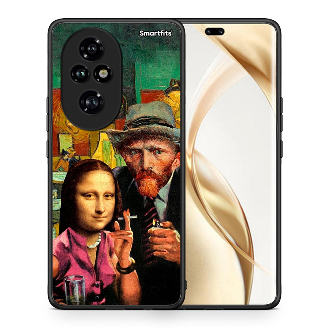 Θήκη Honor 200 Pro 5G Funny Art από τη Smartfits με σχέδιο στο πίσω μέρος και μαύρο περίβλημα | Honor 200 Pro 5G Funny Art case with colorful back and black bezels