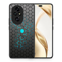 Thumbnail for Θήκη Honor 200 Pro 5G Hexagonal Geometric από τη Smartfits με σχέδιο στο πίσω μέρος και μαύρο περίβλημα | Honor 200 Pro 5G Hexagonal Geometric case with colorful back and black bezels