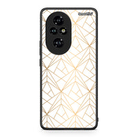 Thumbnail for 111 - Honor 200 Pro 5G Luxury White Geometric case, cover, bumper