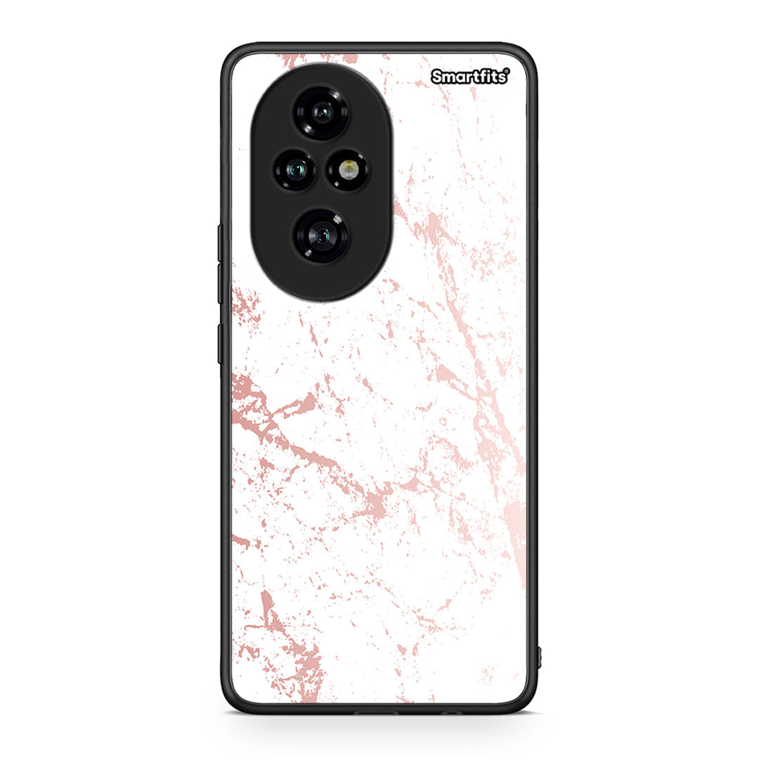 116 - Honor 200 Pro 5G Pink Splash Marble case, cover, bumper