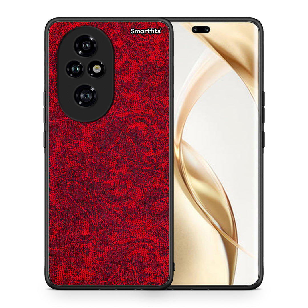 Θήκη Honor 200 Pro 5G Paisley Cashmere από τη Smartfits με σχέδιο στο πίσω μέρος και μαύρο περίβλημα | Honor 200 Pro 5G Paisley Cashmere case with colorful back and black bezels