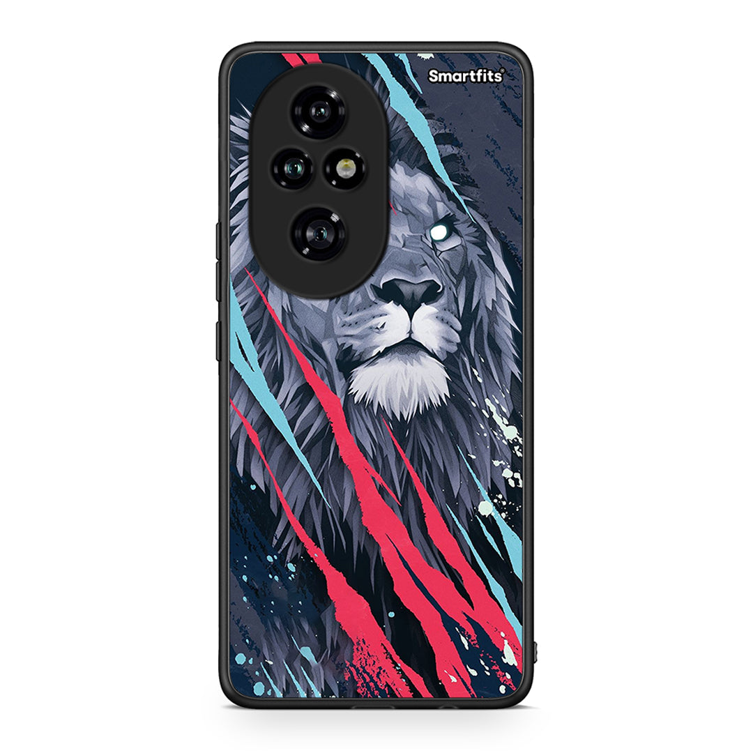 4 - Honor 200 Pro 5G Lion Designer PopArt case, cover, bumper