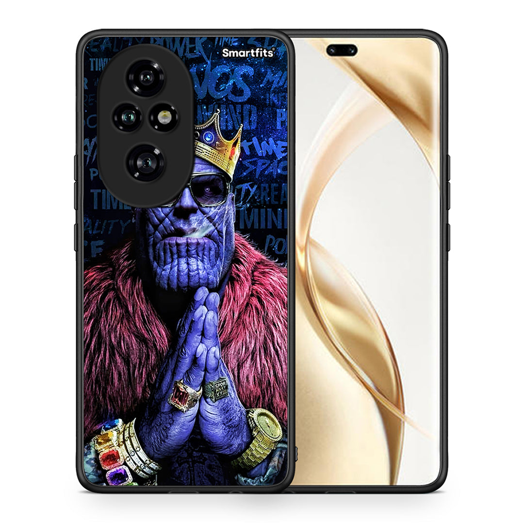 Θήκη Honor 200 Pro 5G Thanos PopArt από τη Smartfits με σχέδιο στο πίσω μέρος και μαύρο περίβλημα | Honor 200 Pro 5G Thanos PopArt case with colorful back and black bezels