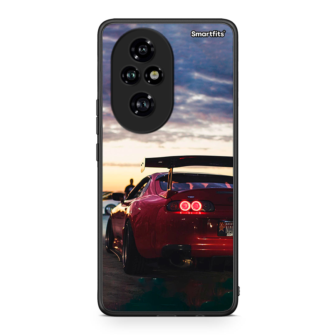 Honor 200 Pro 5G Racing Supra θήκη από τη Smartfits με σχέδιο στο πίσω μέρος και μαύρο περίβλημα | Smartphone case with colorful back and black bezels by Smartfits