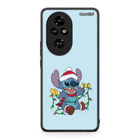 Thumbnail for Honor 200 Pro 5G Santa Stich θήκη από τη Smartfits με σχέδιο στο πίσω μέρος και μαύρο περίβλημα | Smartphone case with colorful back and black bezels by Smartfits