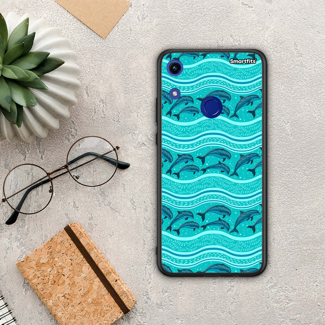 Swimming Dolphins - Honor 8a case