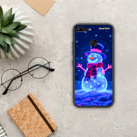 Thumbnail for Christmas Neon Snowman - Honor 9 Lite θήκη