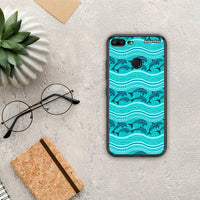 Thumbnail for Swimming Dolphins - Honor 9 Lite case