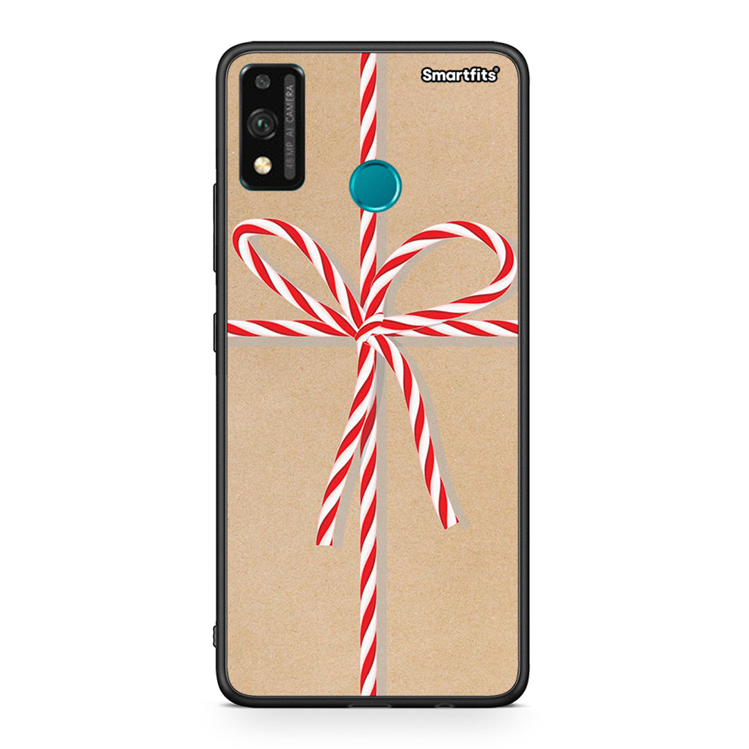 Honor 9X Lite Christmas Gift θήκη από τη Smartfits με σχέδιο στο πίσω μέρος και μαύρο περίβλημα | Smartphone case with colorful back and black bezels by Smartfits