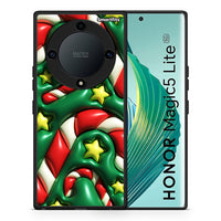 Thumbnail for Θήκη Honor Magic5 Lite 5G / X9a Christmas Bubbles από τη Smartfits με σχέδιο στο πίσω μέρος και μαύρο περίβλημα | Honor Magic5 Lite 5G / X9a Christmas Bubbles Case with Colorful Back and Black Bezels