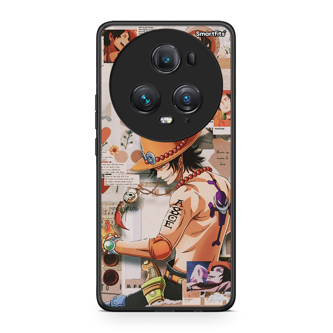 Honor Magic5 Pro Anime Collage θήκη από τη Smartfits με σχέδιο στο πίσω μέρος και μαύρο περίβλημα | Smartphone case with colorful back and black bezels by Smartfits