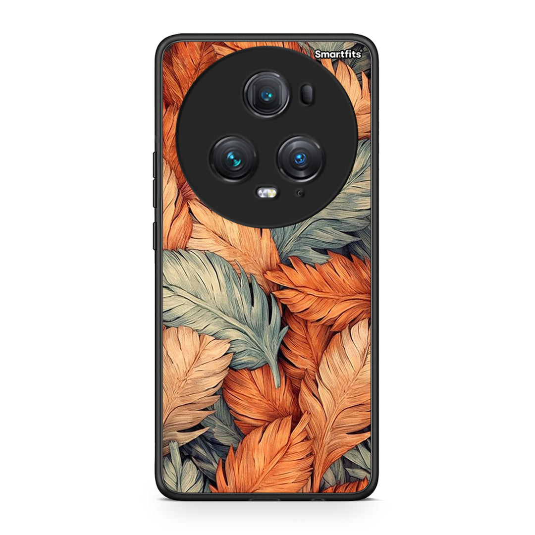 Honor Magic5 Pro Autumn Leaves Θήκη από τη Smartfits με σχέδιο στο πίσω μέρος και μαύρο περίβλημα | Smartphone case with colorful back and black bezels by Smartfits