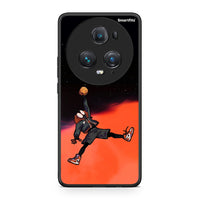 Thumbnail for Honor Magic5 Pro Basketball Hero θήκη από τη Smartfits με σχέδιο στο πίσω μέρος και μαύρο περίβλημα | Smartphone case with colorful back and black bezels by Smartfits