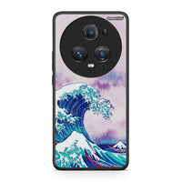 Thumbnail for Honor Magic5 Pro Blue Waves θήκη από τη Smartfits με σχέδιο στο πίσω μέρος και μαύρο περίβλημα | Smartphone case with colorful back and black bezels by Smartfits