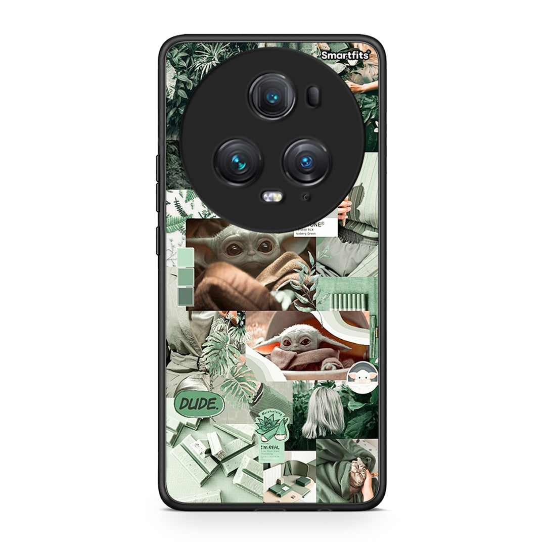 Honor Magic5 Pro Collage Dude Θήκη Αγίου Βαλεντίνου από τη Smartfits με σχέδιο στο πίσω μέρος και μαύρο περίβλημα | Smartphone case with colorful back and black bezels by Smartfits