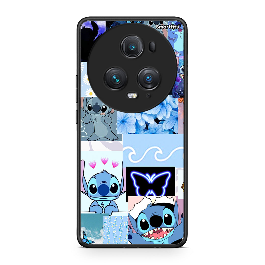 Honor Magic5 Pro Collage Good Vibes Θήκη Αγίου Βαλεντίνου από τη Smartfits με σχέδιο στο πίσω μέρος και μαύρο περίβλημα | Smartphone case with colorful back and black bezels by Smartfits