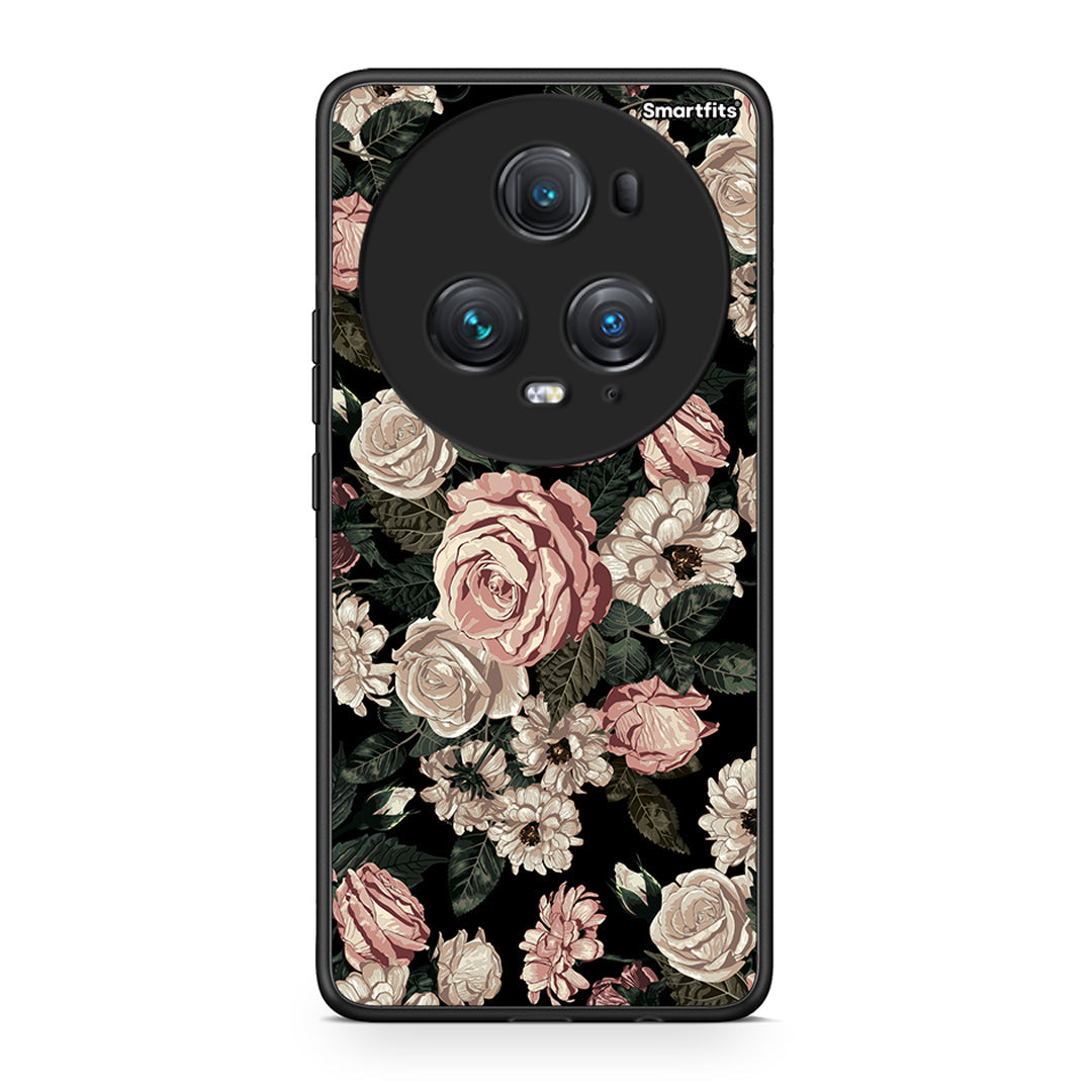 4 - Honor Magic5 Pro Wild Roses Flower case, cover, bumper