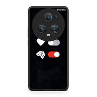 Thumbnail for Honor Magic5 Pro Heart Vs Brain Θήκη Αγίου Βαλεντίνου από τη Smartfits με σχέδιο στο πίσω μέρος και μαύρο περίβλημα | Smartphone case with colorful back and black bezels by Smartfits