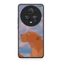 Thumbnail for Honor Magic5 Pro Lion Love 2 Θήκη Αγίου Βαλεντίνου από τη Smartfits με σχέδιο στο πίσω μέρος και μαύρο περίβλημα | Smartphone case with colorful back and black bezels by Smartfits
