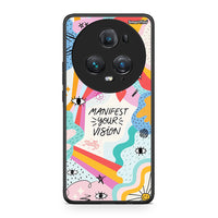 Thumbnail for Honor Magic5 Pro Manifest Your Vision θήκη από τη Smartfits με σχέδιο στο πίσω μέρος και μαύρο περίβλημα | Smartphone case with colorful back and black bezels by Smartfits