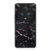 Thumbnail for 4 - Honor Magic5 Pro Black Rosegold Marble case, cover, bumper