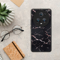 Thumbnail for Marble Black Rosegold - Honor Magic5 Pro case