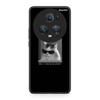 Thumbnail for Honor Magic5 Pro Meme Cat θήκη από τη Smartfits με σχέδιο στο πίσω μέρος και μαύρο περίβλημα | Smartphone case with colorful back and black bezels by Smartfits