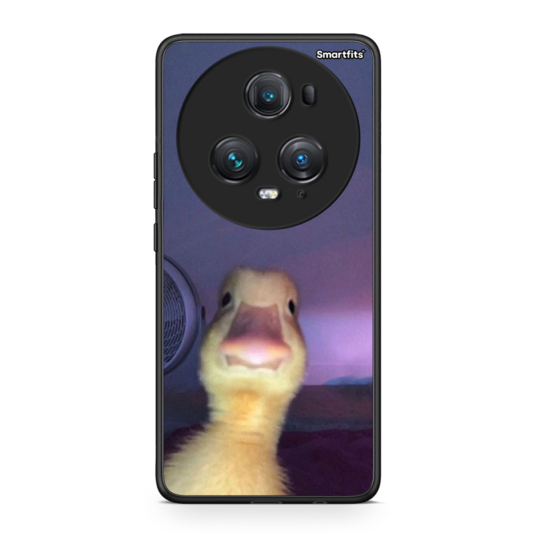 Honor Magic5 Pro Meme Duck θήκη από τη Smartfits με σχέδιο στο πίσω μέρος και μαύρο περίβλημα | Smartphone case with colorful back and black bezels by Smartfits