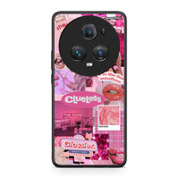 Thumbnail for Honor Magic5 Pro Pink Love Θήκη Αγίου Βαλεντίνου από τη Smartfits με σχέδιο στο πίσω μέρος και μαύρο περίβλημα | Smartphone case with colorful back and black bezels by Smartfits