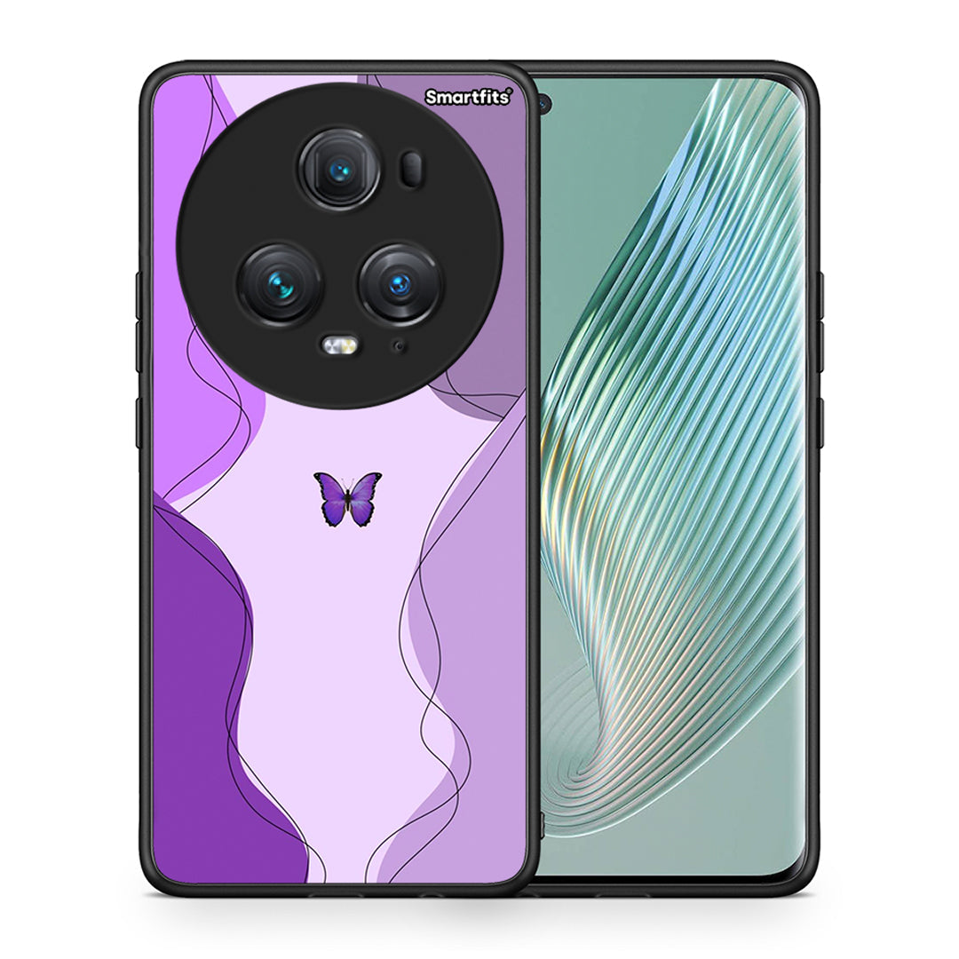 Purple Mariposa - Honor Magic5 Pro case