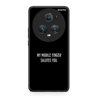 Thumbnail for Honor Magic5 Pro Salute θήκη από τη Smartfits με σχέδιο στο πίσω μέρος και μαύρο περίβλημα | Smartphone case with colorful back and black bezels by Smartfits
