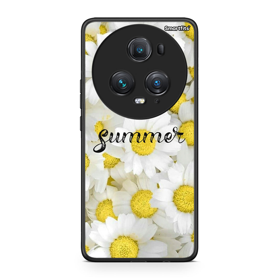 Honor Magic5 Pro Summer Daisies Θήκη από τη Smartfits με σχέδιο στο πίσω μέρος και μαύρο περίβλημα | Smartphone case with colorful back and black bezels by Smartfits