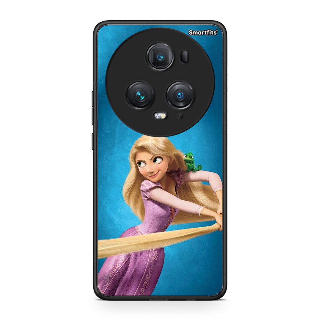 Honor Magic5 Pro Tangled 2 Θήκη Αγίου Βαλεντίνου από τη Smartfits με σχέδιο στο πίσω μέρος και μαύρο περίβλημα | Smartphone case with colorful back and black bezels by Smartfits