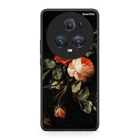 Thumbnail for Honor Magic5 Pro Vintage Roses θήκη από τη Smartfits με σχέδιο στο πίσω μέρος και μαύρο περίβλημα | Smartphone case with colorful back and black bezels by Smartfits