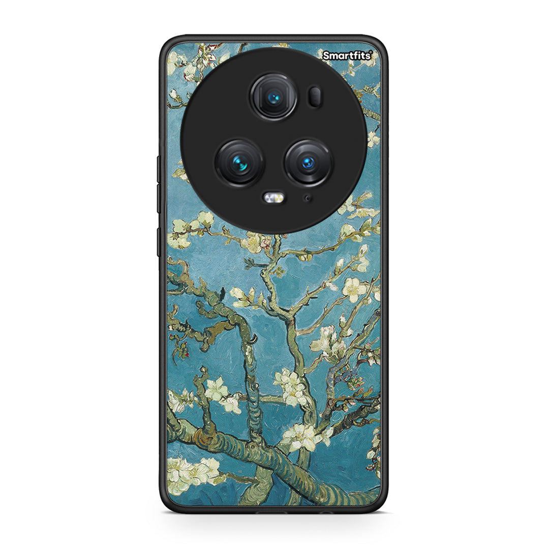 Honor Magic5 Pro White Blossoms θήκη από τη Smartfits με σχέδιο στο πίσω μέρος και μαύρο περίβλημα | Smartphone case with colorful back and black bezels by Smartfits