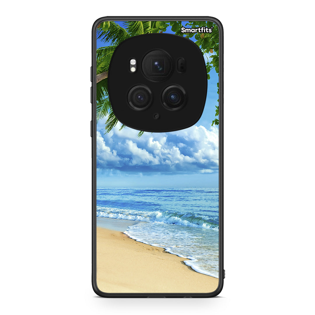 Honor Magic6 Pro Beautiful Beach θήκη από τη Smartfits με σχέδιο στο πίσω μέρος και μαύρο περίβλημα | Smartphone case with colorful back and black bezels by Smartfits