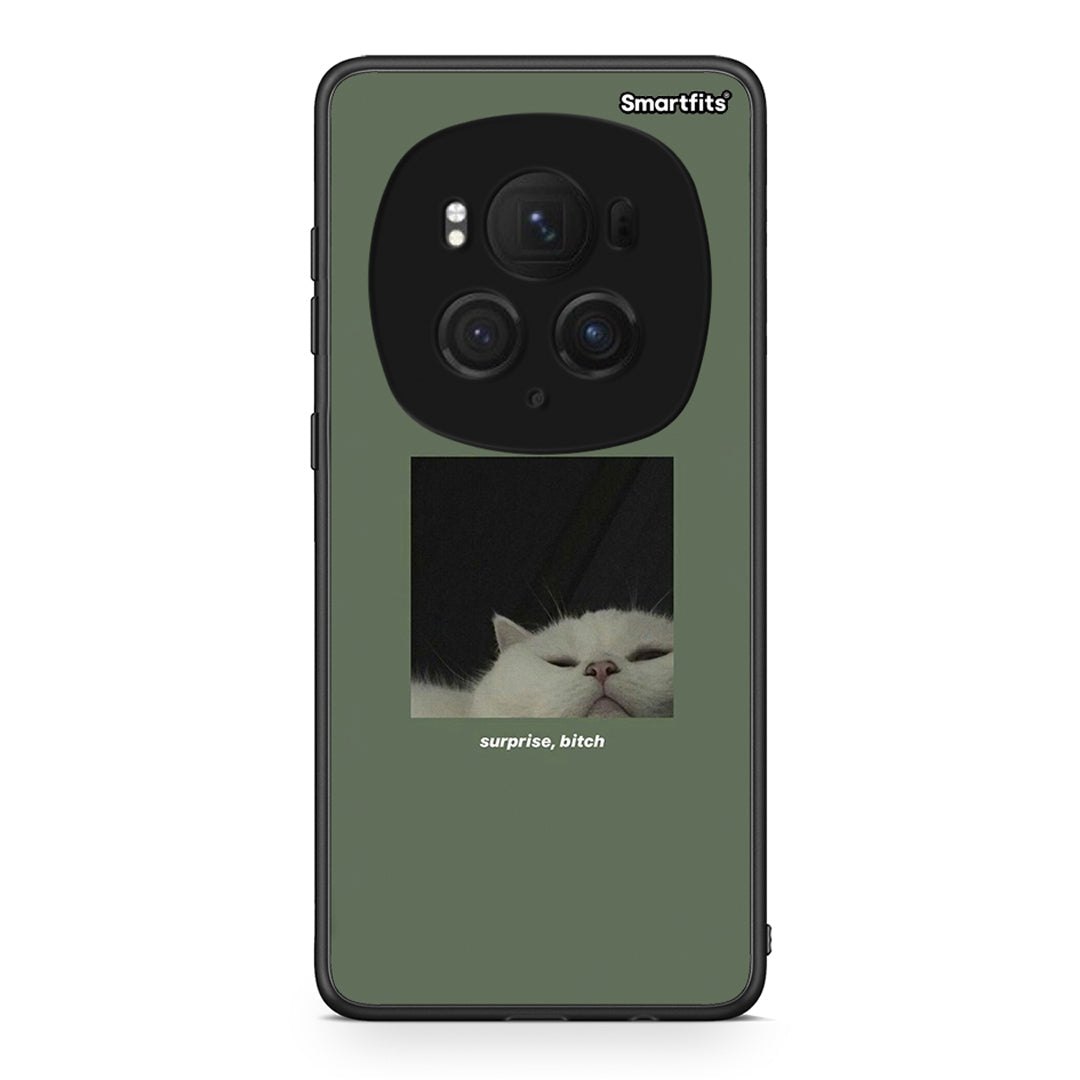 Honor Magic6 Pro Bitch Surprise θήκη από τη Smartfits με σχέδιο στο πίσω μέρος και μαύρο περίβλημα | Smartphone case with colorful back and black bezels by Smartfits