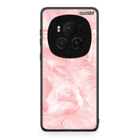 Thumbnail for 33 - Honor Magic6 Pro Pink Feather Boho case, cover, bumper