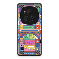 Thumbnail for Honor Magic6 Pro Bubbles Soap θήκη από τη Smartfits με σχέδιο στο πίσω μέρος και μαύρο περίβλημα | Smartphone case with colorful back and black bezels by Smartfits
