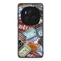 Thumbnail for Honor Magic6 Pro Car Plates θήκη από τη Smartfits με σχέδιο στο πίσω μέρος και μαύρο περίβλημα | Smartphone case with colorful back and black bezels by Smartfits