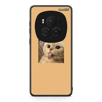 Thumbnail for Honor Magic6 Pro Cat Tongue θήκη από τη Smartfits με σχέδιο στο πίσω μέρος και μαύρο περίβλημα | Smartphone case with colorful back and black bezels by Smartfits