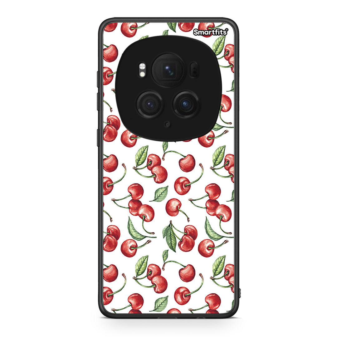 Honor Magic6 Pro Cherry Summer θήκη από τη Smartfits με σχέδιο στο πίσω μέρος και μαύρο περίβλημα | Smartphone case with colorful back and black bezels by Smartfits